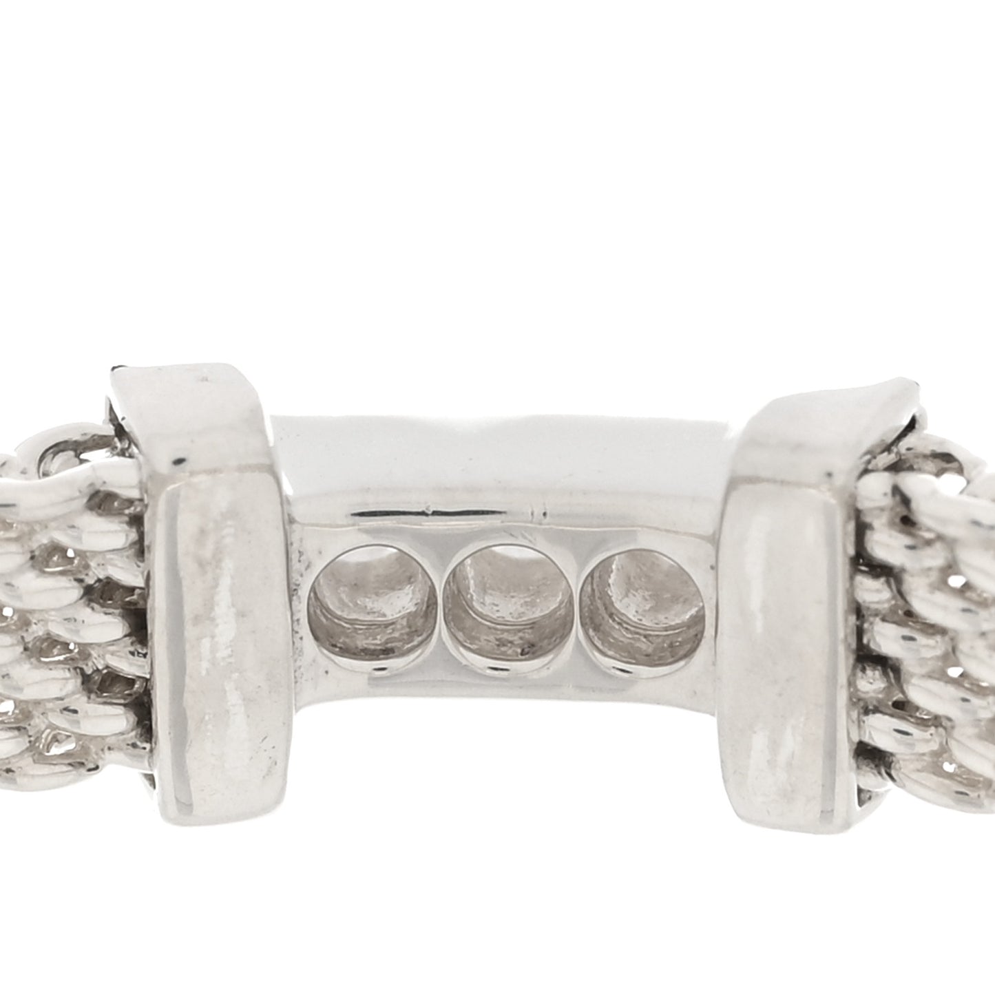 Sterling Silver Diamond Somerset Mesh Band Ring 57 8