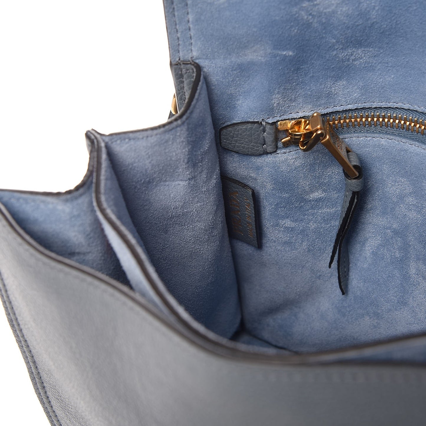Glace Calf Medium Soft Cahier Bag Marine Astrale