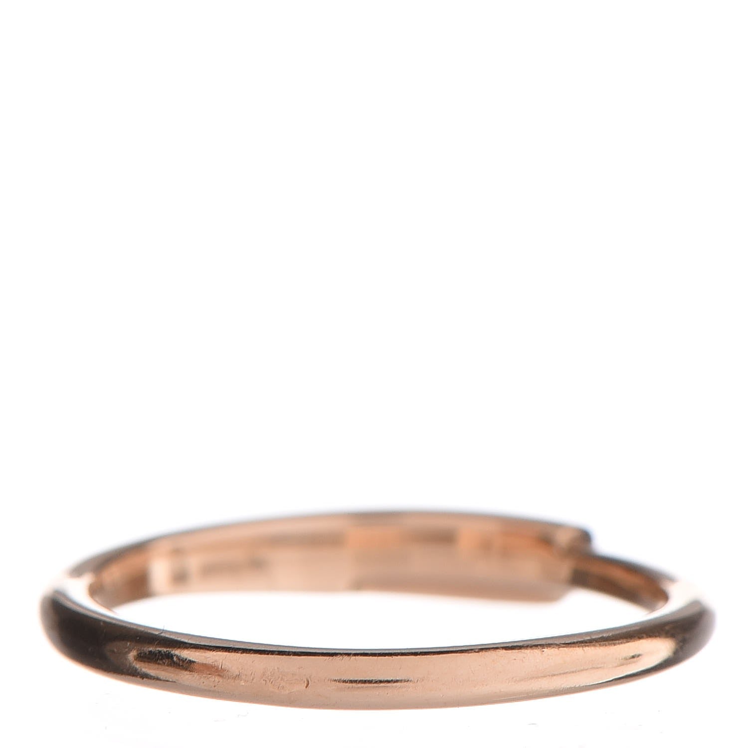 Hermes 18K Rose Gold Diamond Chaine d'Ancre Punk Ring 51 5.75 3 of 7