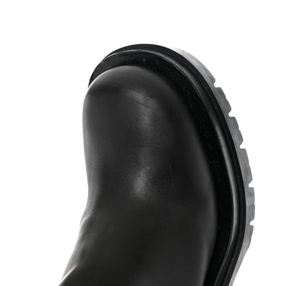 Bottega Veneta Calfskin The Lug Chelsea 30/70mm Ankle Boots 39 Black 9 of 12