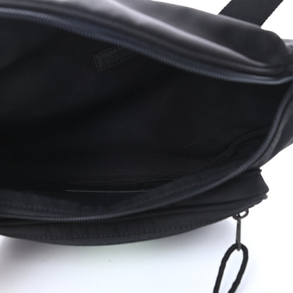 Balenciaga Casual Nylon Green Logo Embroidered Explorer Beltpack Black 5 of 10