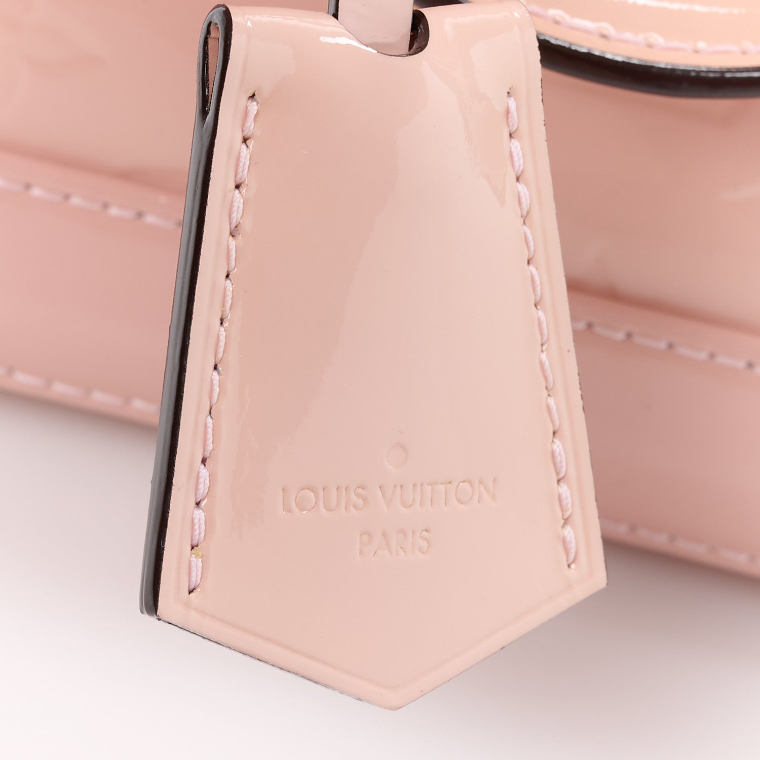 Louis Vuitton LOUIS VUITTON Vernis Alma BB Rose Ballerine 8 of 12