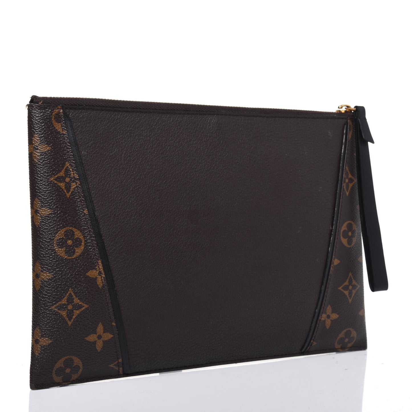 Monogram Veau Cachemire W Pochette Chocolate