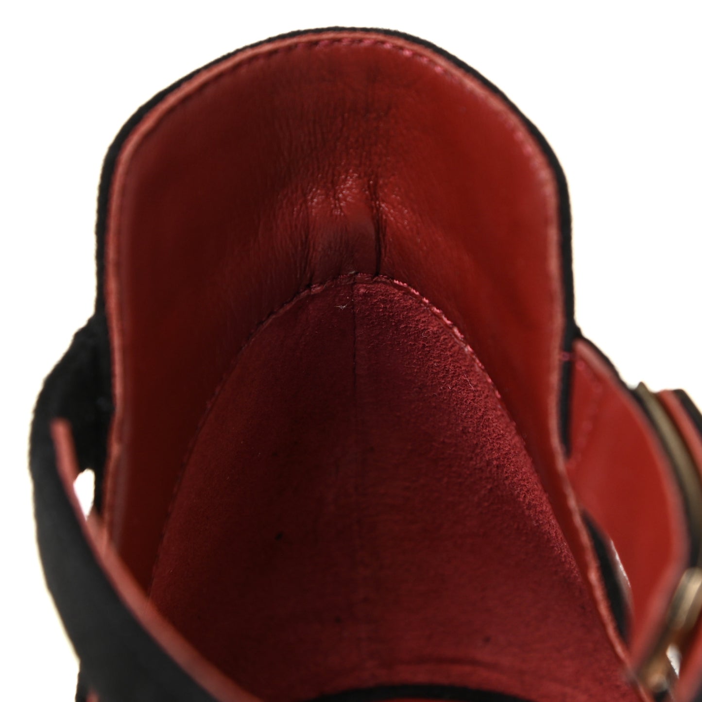 Suede Goatskin Baby 90 Pump 38 Black