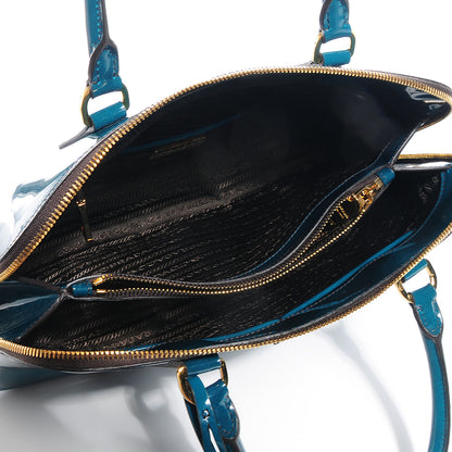Prada Spazzolato Promenade Tote Pavone Fume 5 of 10