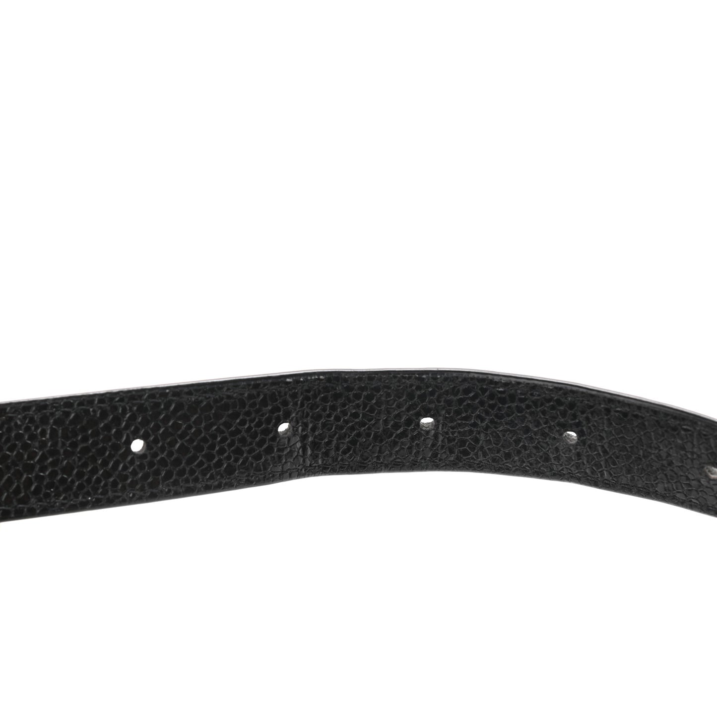 Caviar Quilted Coin Purse Belt Bag Black