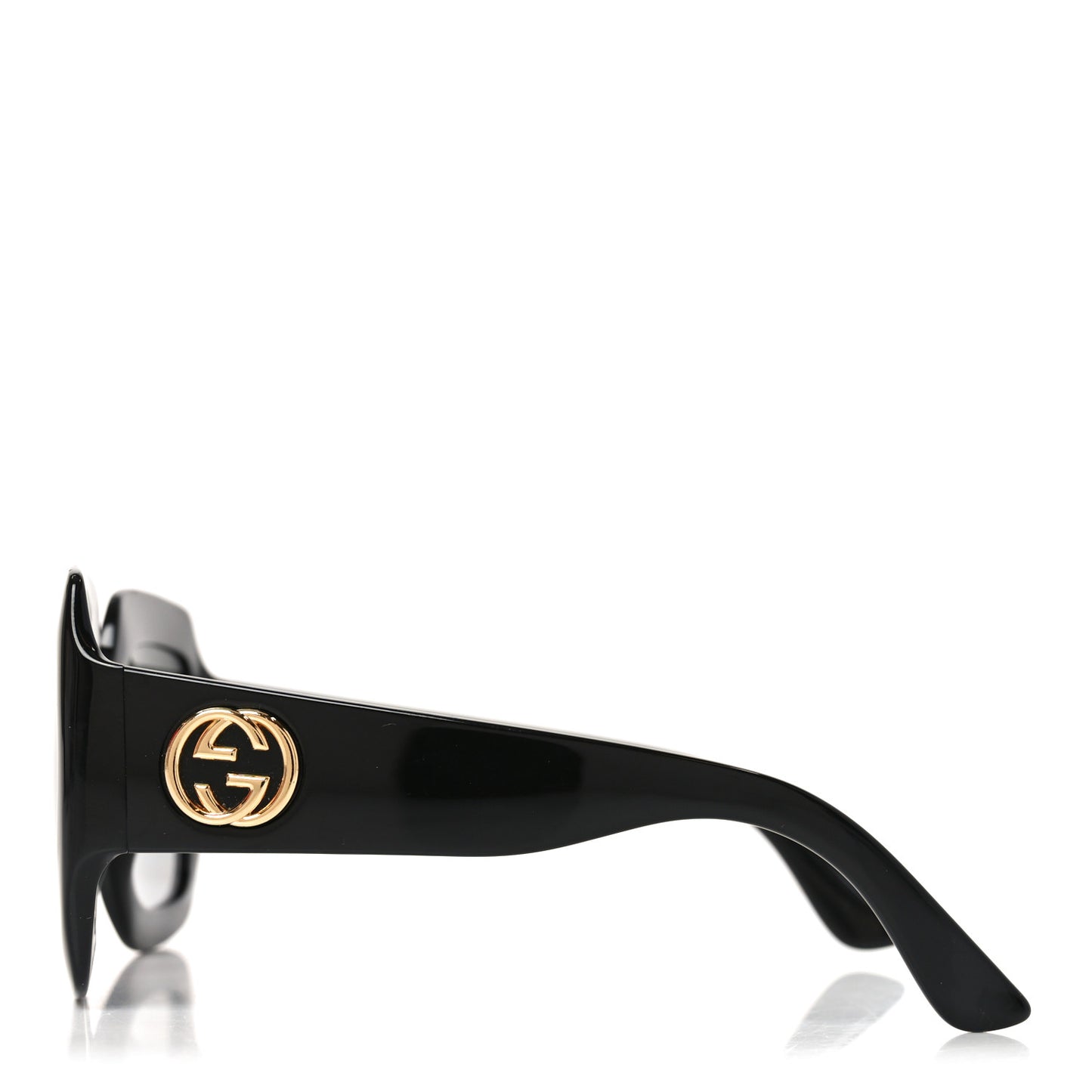 Acetate Square Frame Sunglasses GG0053S Black