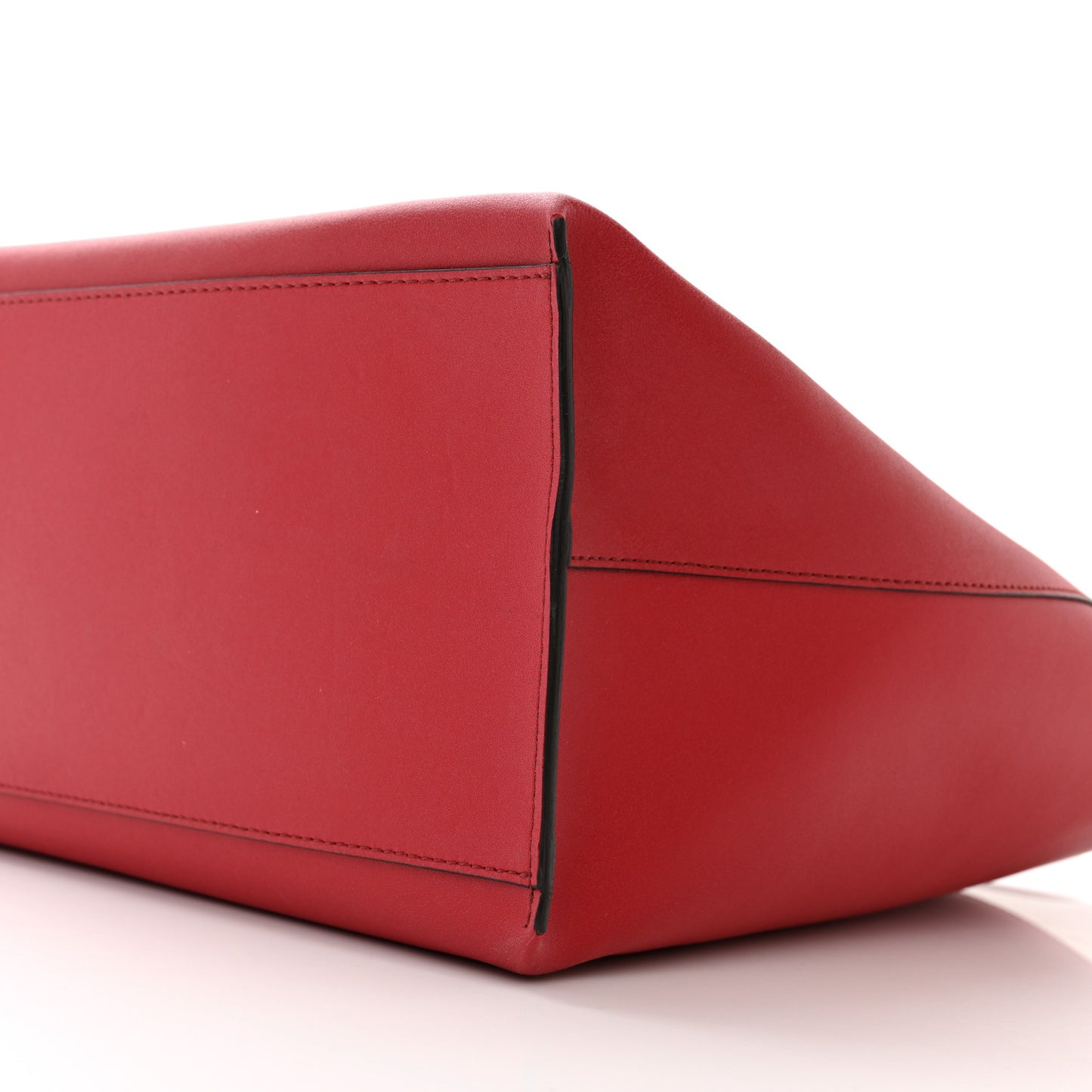 Calfskin Medium GV Shopper Tote Dark Red