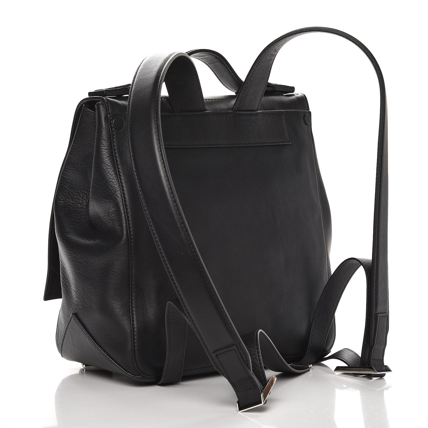 Calfskin PS Courier Backpack Black