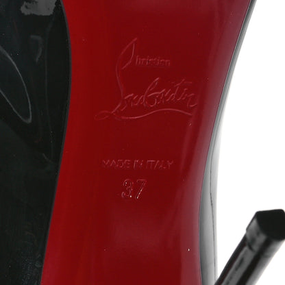 Christian Louboutin Patent Pigalle Follies 100 Pumps 37 Black 6 of 10