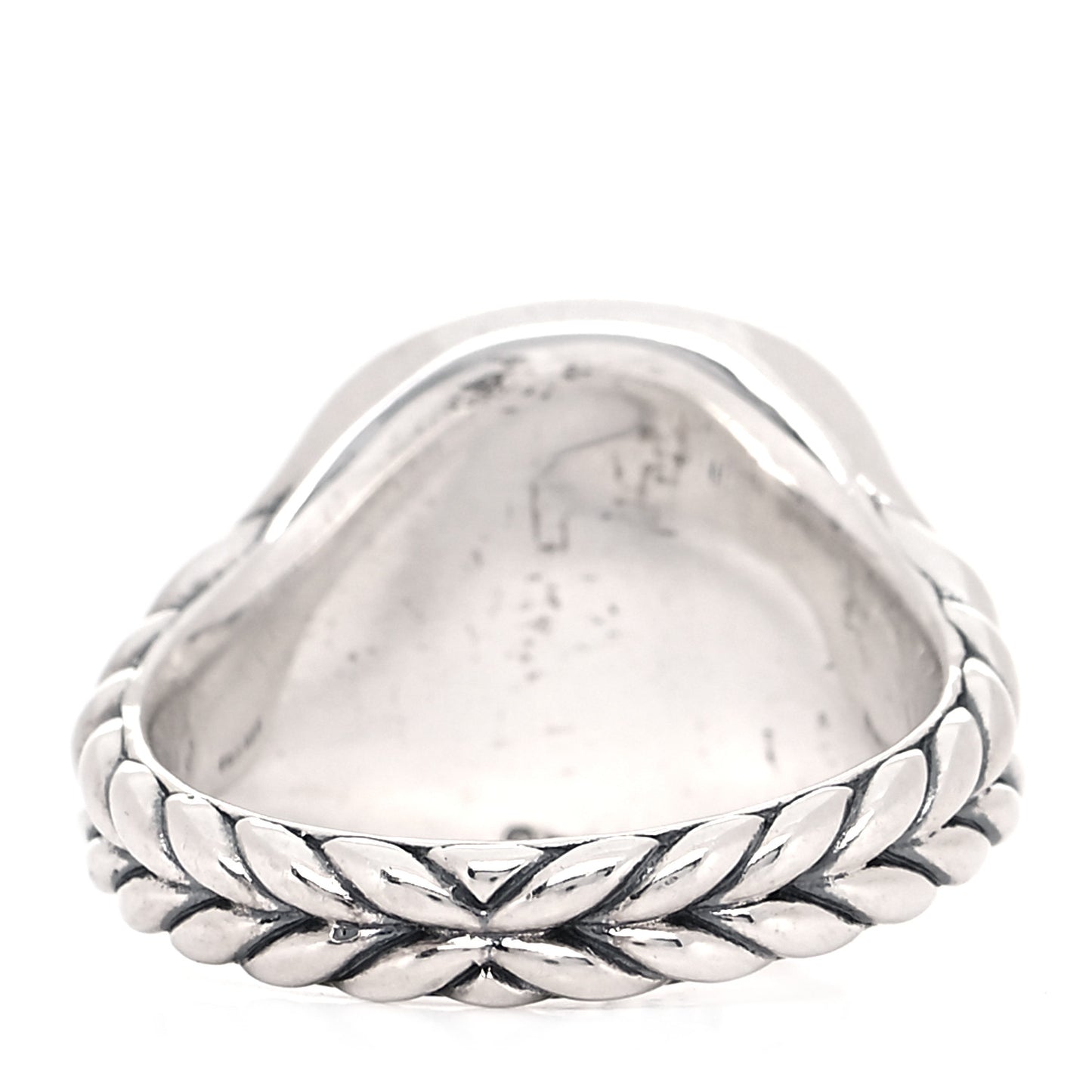 Sterling Silver Diamond 14mm Initial K Pinky Ring 48 4.5