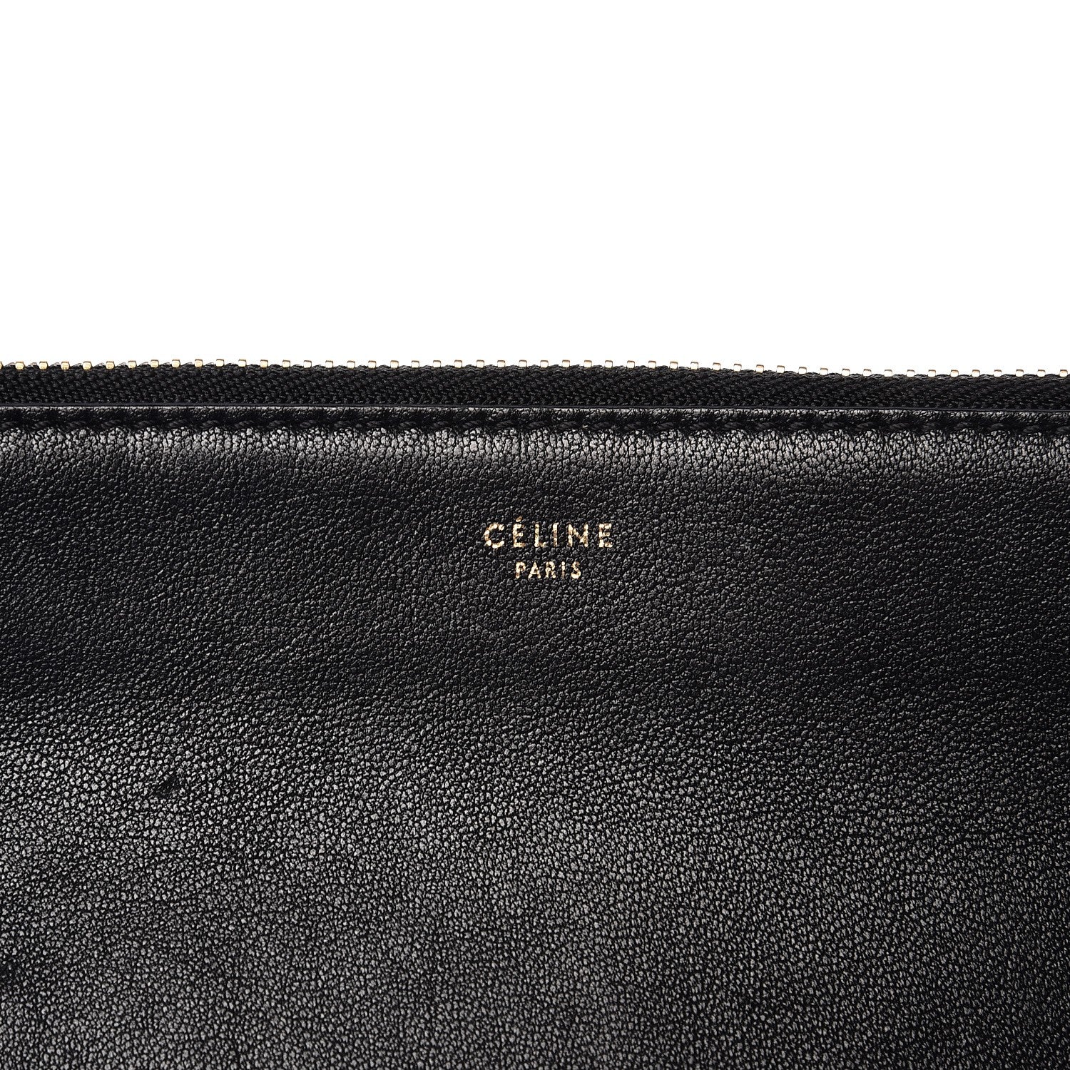 Celine Lambskin Large Trio Crossbody Bag Black 9 of 12