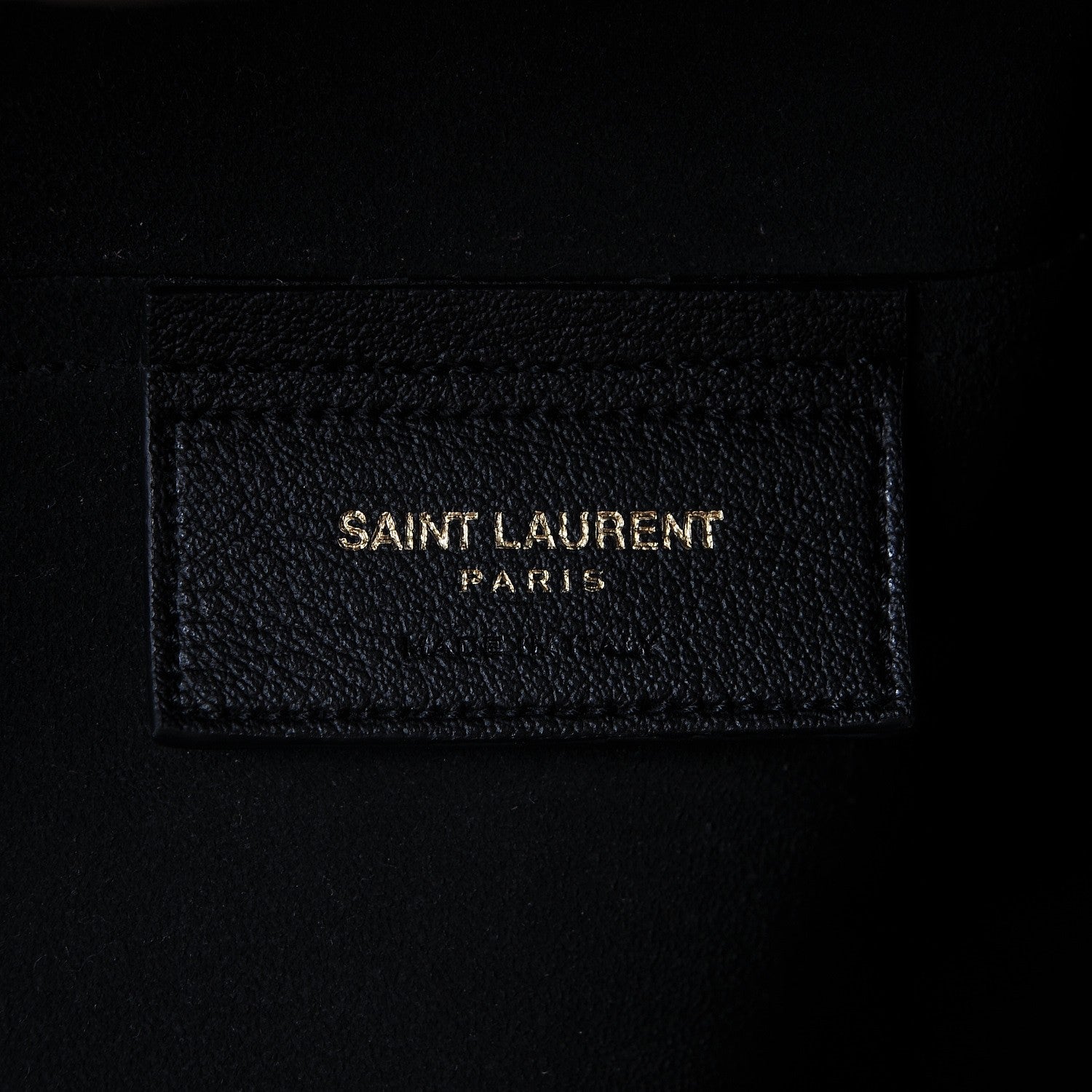 Saint Laurent Calfskin Large Shopping Tote Black 7 of 7