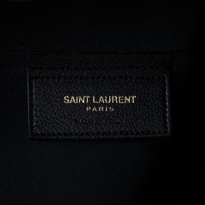 Saint Laurent Calfskin Large Shopping Tote Black 7 of 7