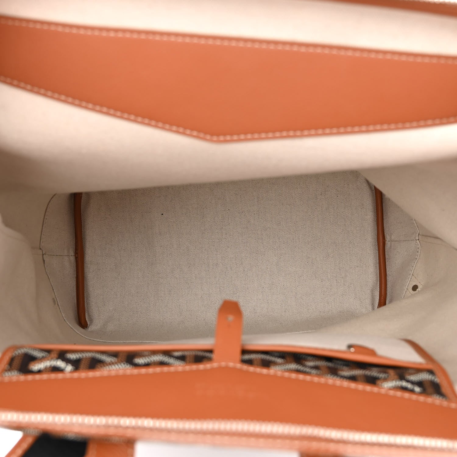 Goyard Goyardine Calfskin Cisalpin Backpack Black Gold 5 of 9