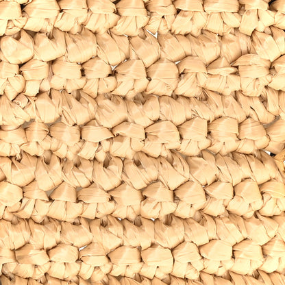 Salvatore Ferragamo Raffia Effect Calfskin XS Hug Bag Natural Black 7 of 9