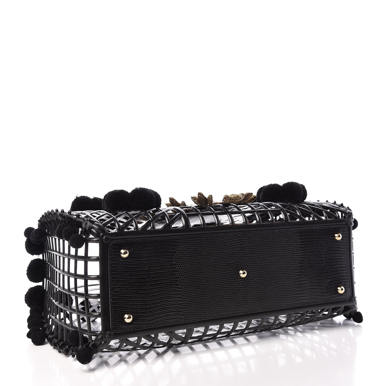 Dolce & Gabbana PVC Cage Market Tote Black 4 of 9