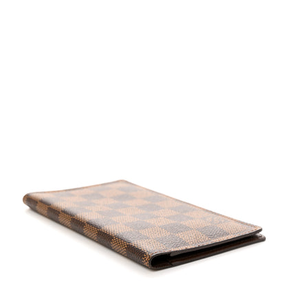 Louis Vuitton Damier Ebene Checkbook Cover Wallet 4 of 7