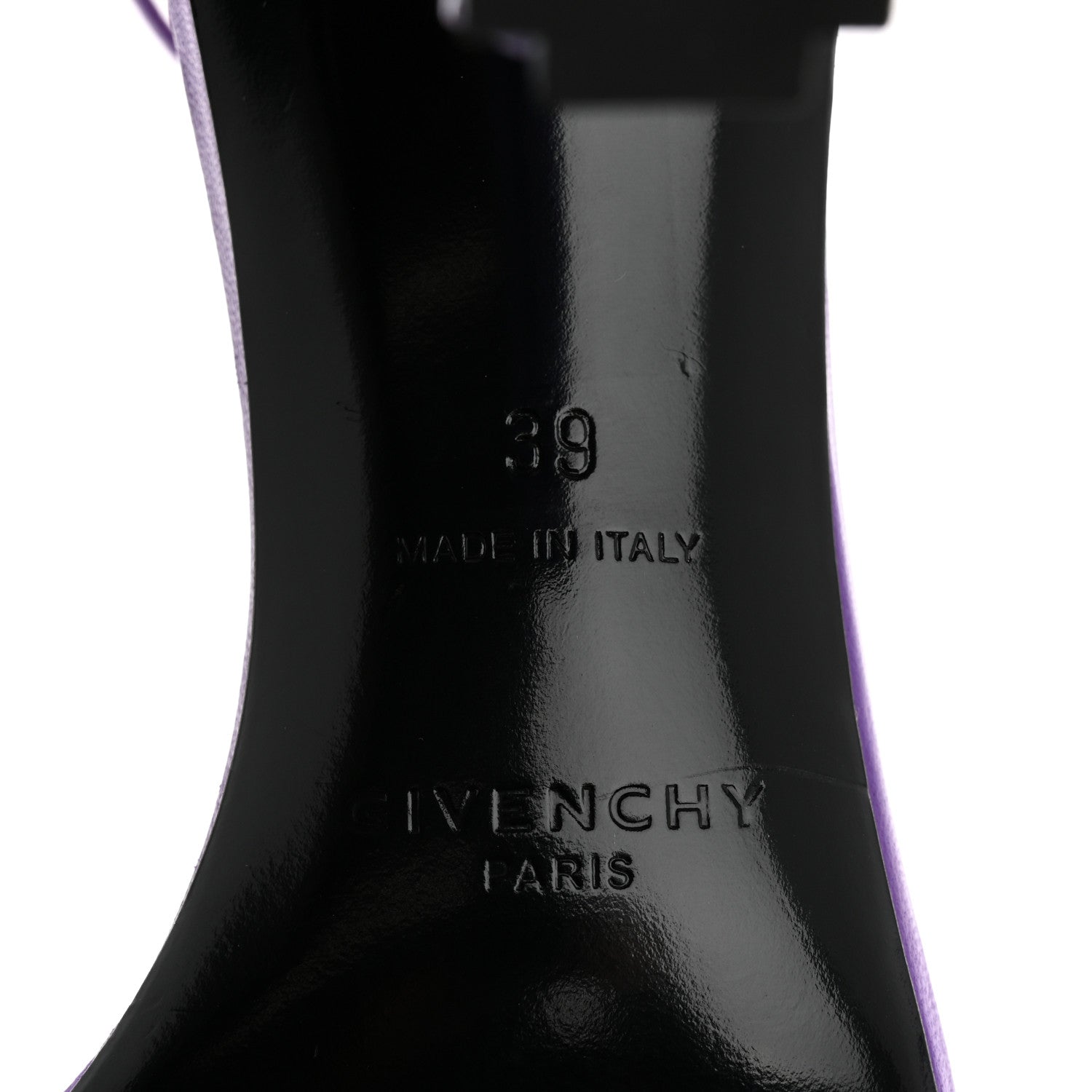 Givenchy Smooth Nappa Monochrome G Cube 85mm Sandals 39 Ultraviolet 8 of 8