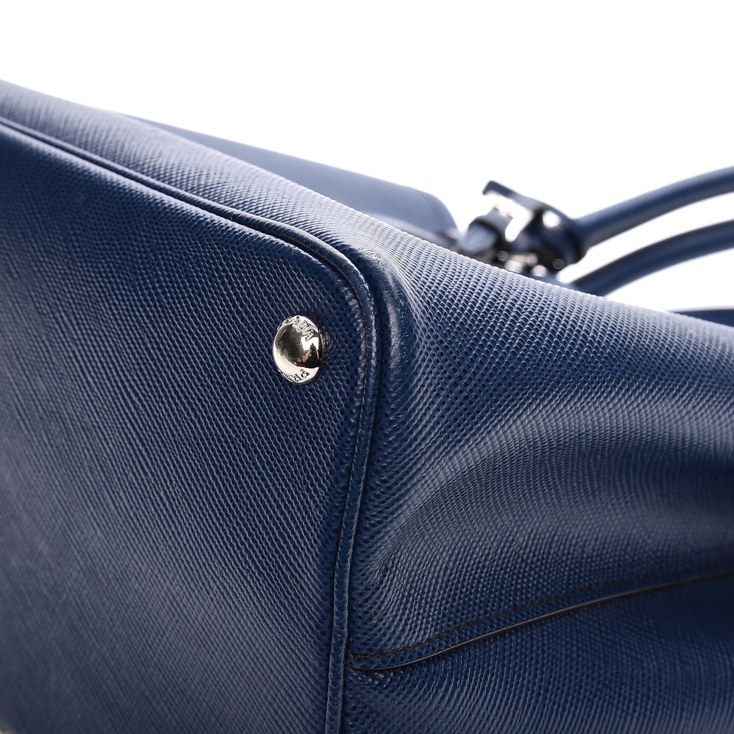 Saffiano Cuir Medium Double Handle Tote Inchiostro