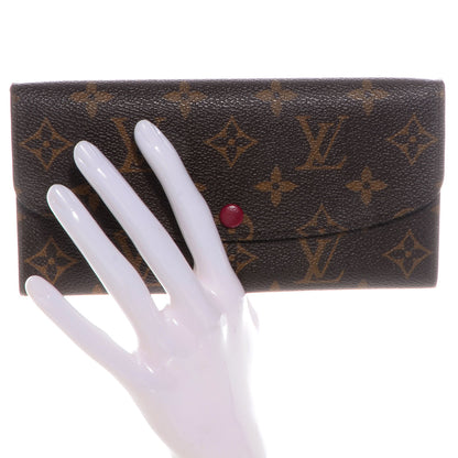 Louis Vuitton Monogram Emilie Wallet Fuschia 2 of 8