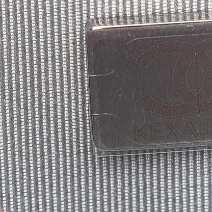 Chanel Gradient Metallic Calfskin Quilted Wallet On Chain WOC Silver Blue Yellow Purple 8 of 10