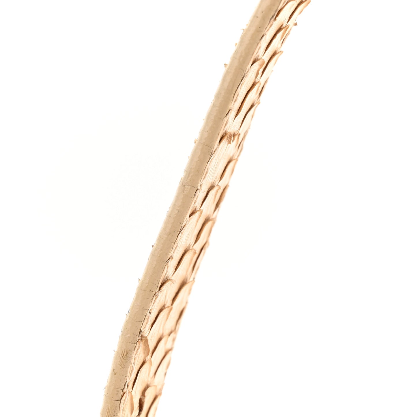 Snakeskin Baguette Light Beige
