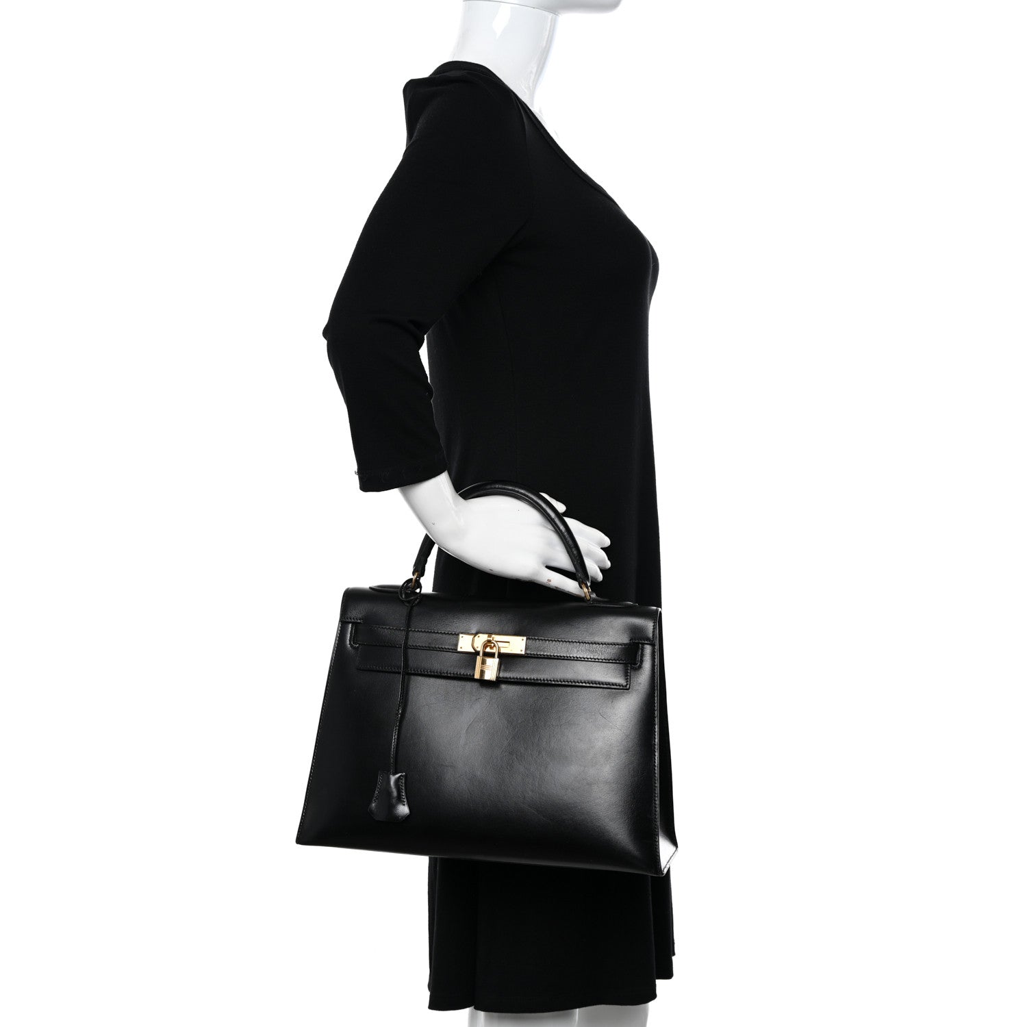 Hermes Box Kelly Sellier 32 Black 2 of 24