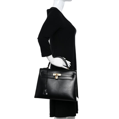 Hermes Box Kelly Sellier 32 Black 2 of 24