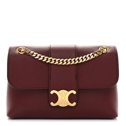 Celine Supple Calfskin Teen Victoire Light Burgundy 1 of 9