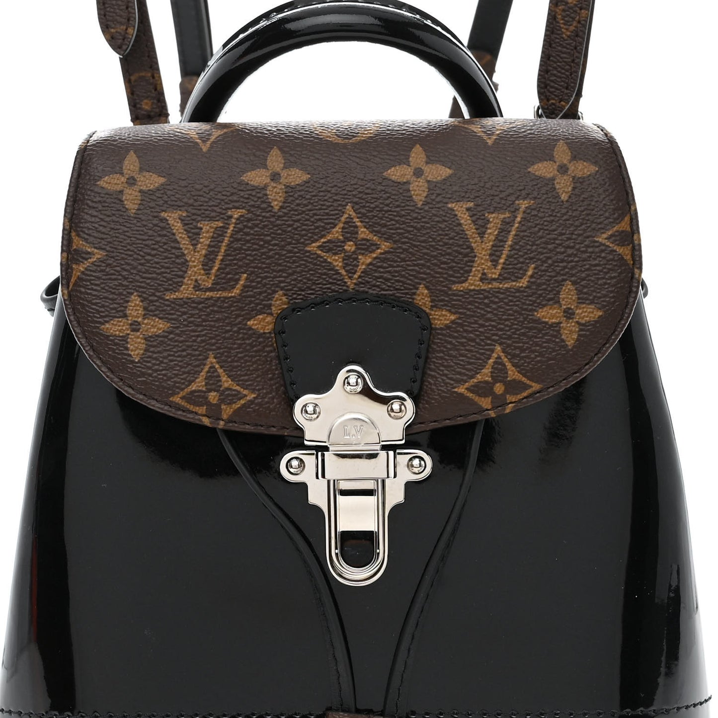 Patent Monogram Hot Springs Backpack Black