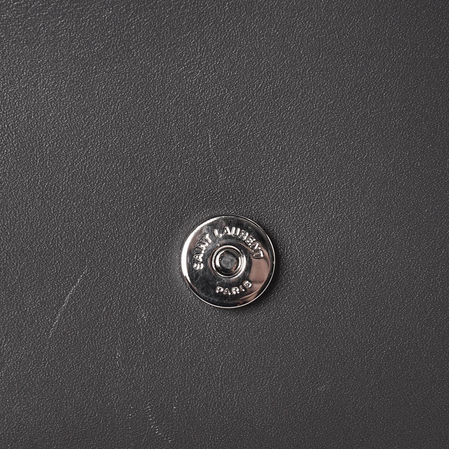 Smooth Calfskin Classic Monogram Kate Tassel Chain Wallet Grey