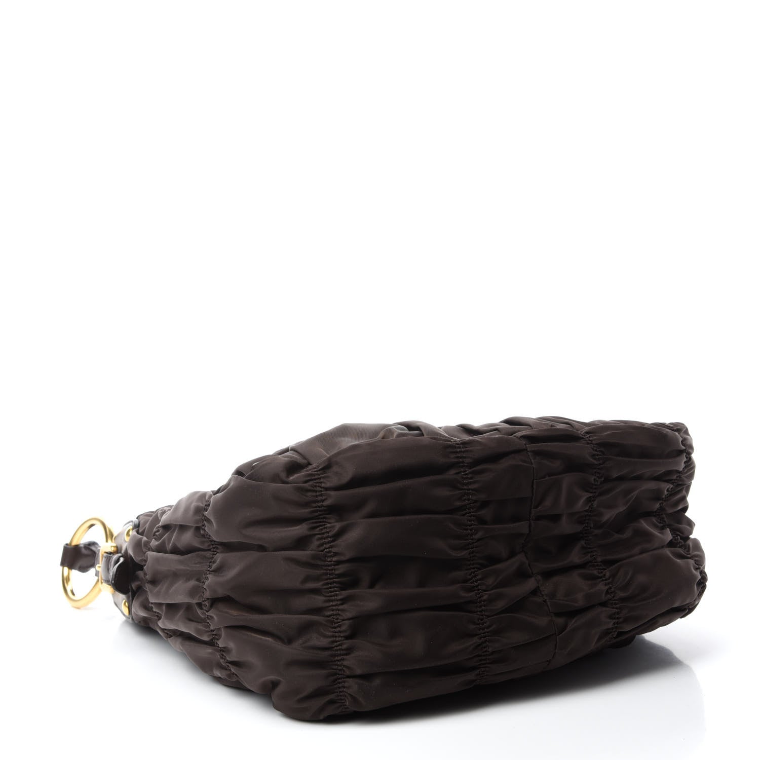 Prada Tessuto Nylon Gaufre Hobo Moro 4 of 10