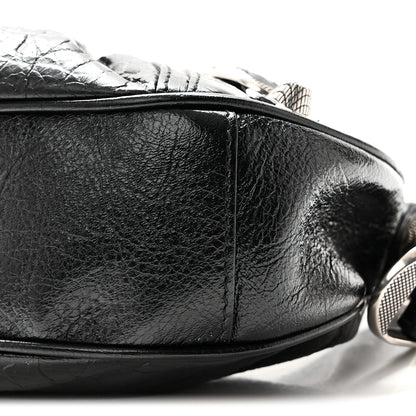 Balenciaga Agneau Arena Lunar New Year Graffiti Logo Le Cagole Shoulder Bag XS Black 11 of 11