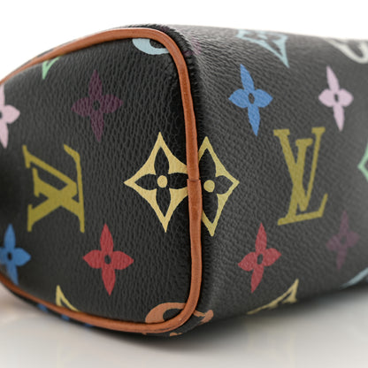 Louis Vuitton Monogram Multicolor Mini Sac HL Speedy Black 8 of 11