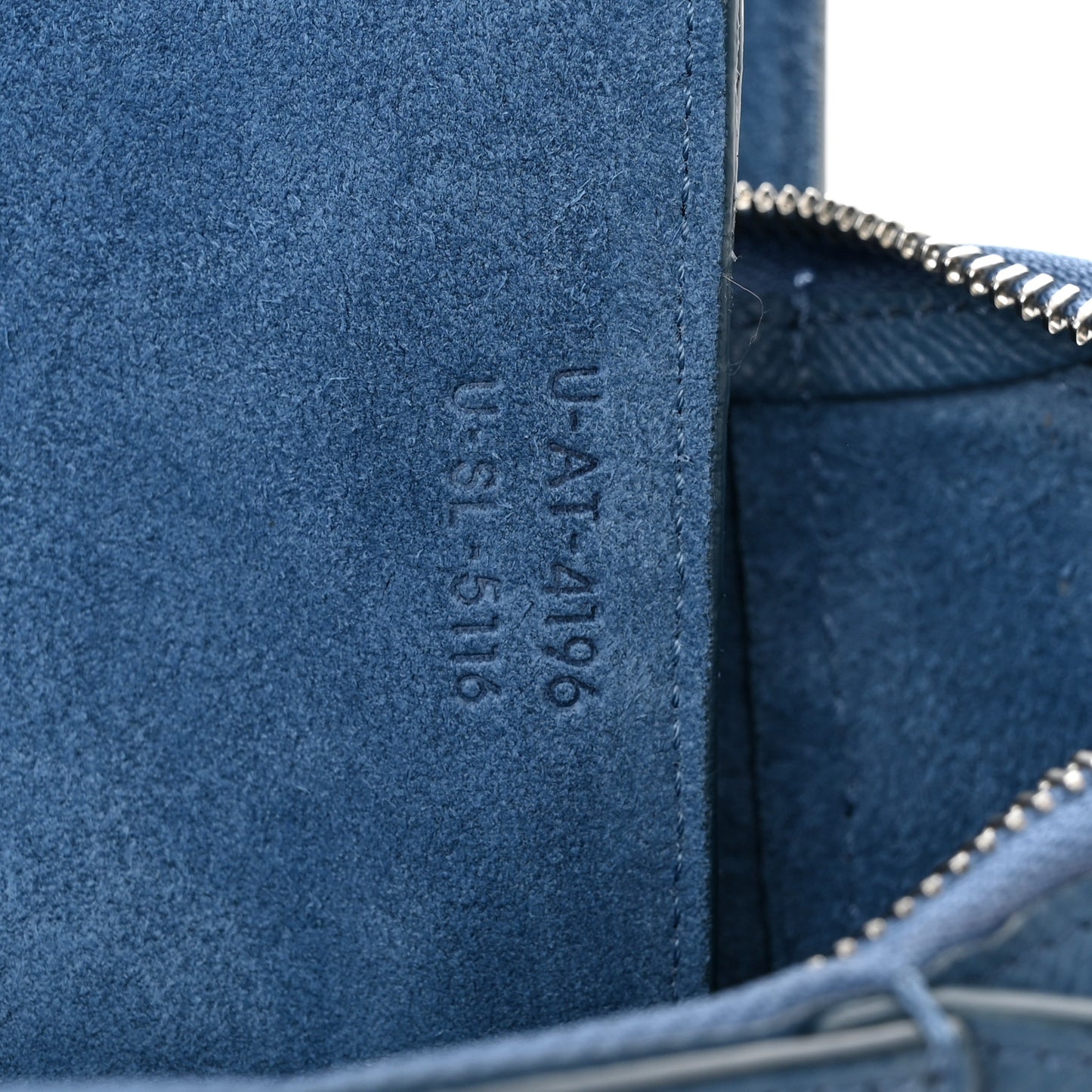 Grained Calfskin Micro Belt Bag Washed Blue