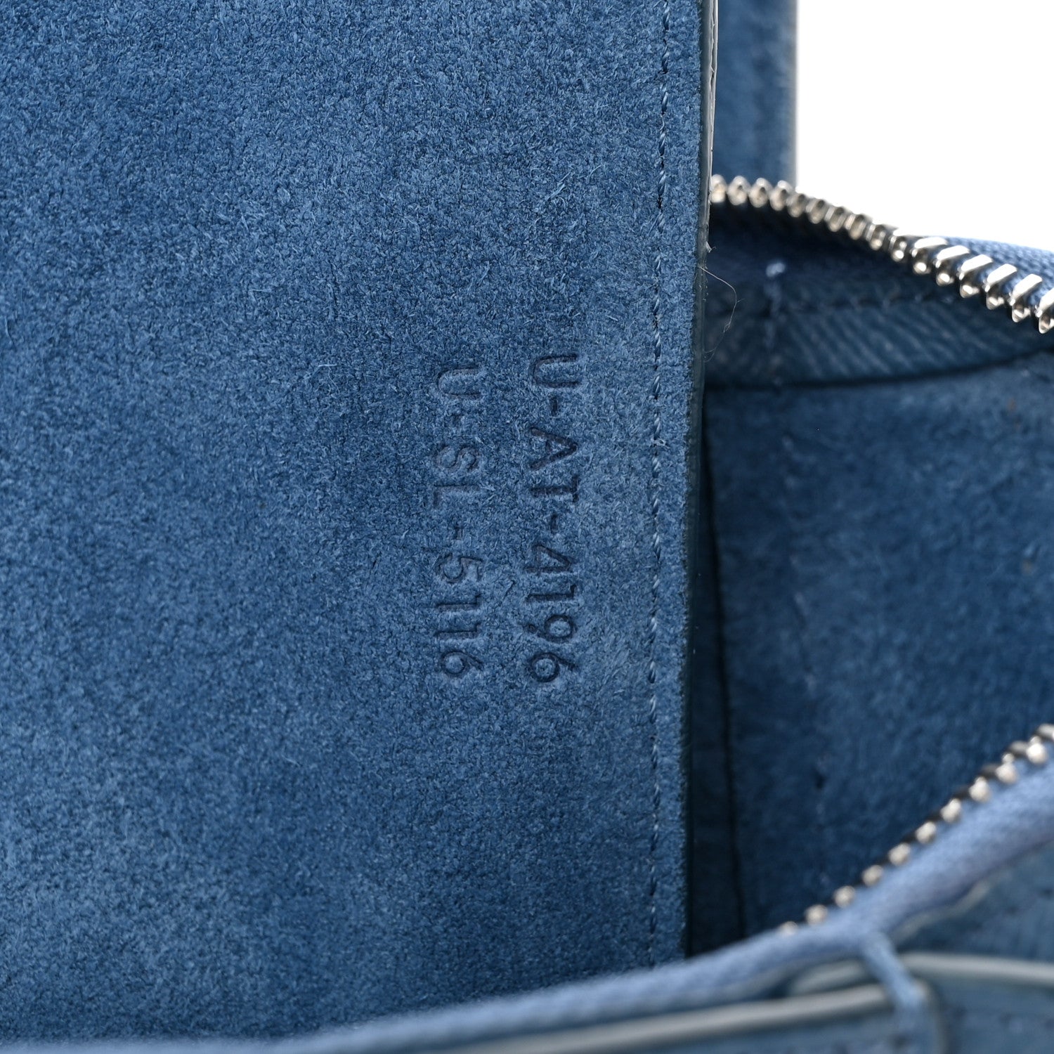 Celine Grained Calfskin Micro Belt Bag Washed Blue 8 of 11