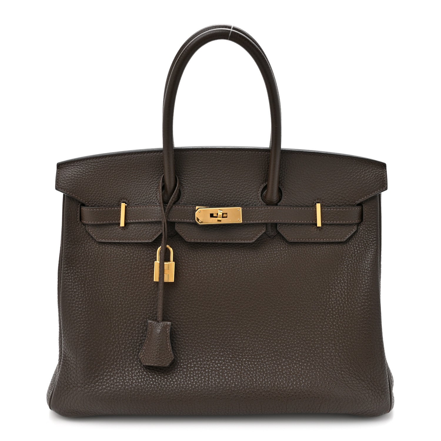 Hermes Taurillon Clemence BIRKIN 35 Cafe 1 of 16