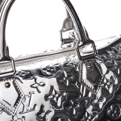 Louis Vuitton Monogram Miroir Speedy 35 Silver 17 of 20