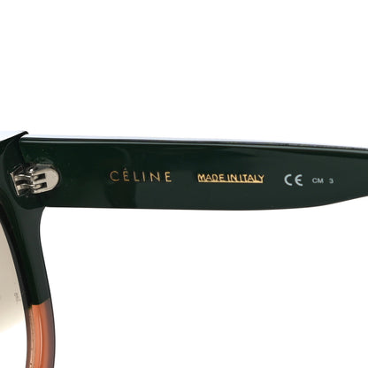 Celine Shadow Sunglasses CL 41026/S Green Brown 5 of 9