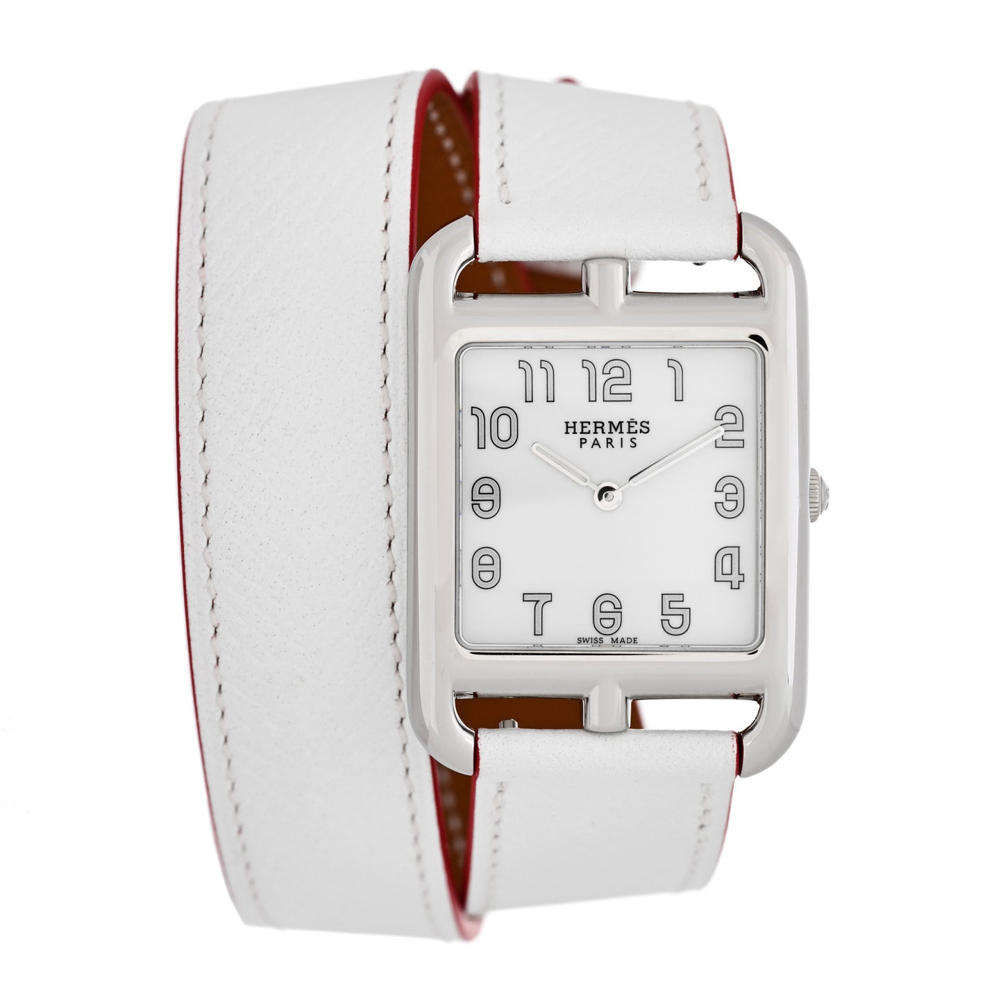 Stainless Steel Epsom 29mm Cape Cod Double Tour Quartz Watch Blanc