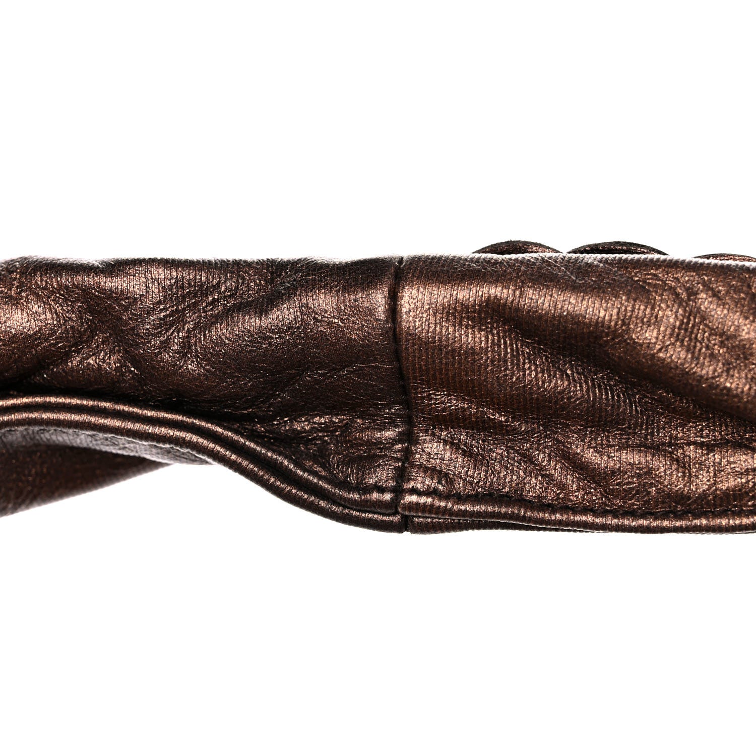 Bottega Veneta Metallic Nappa Intrecciato Large Veneta Hobo Copper 10 of 10