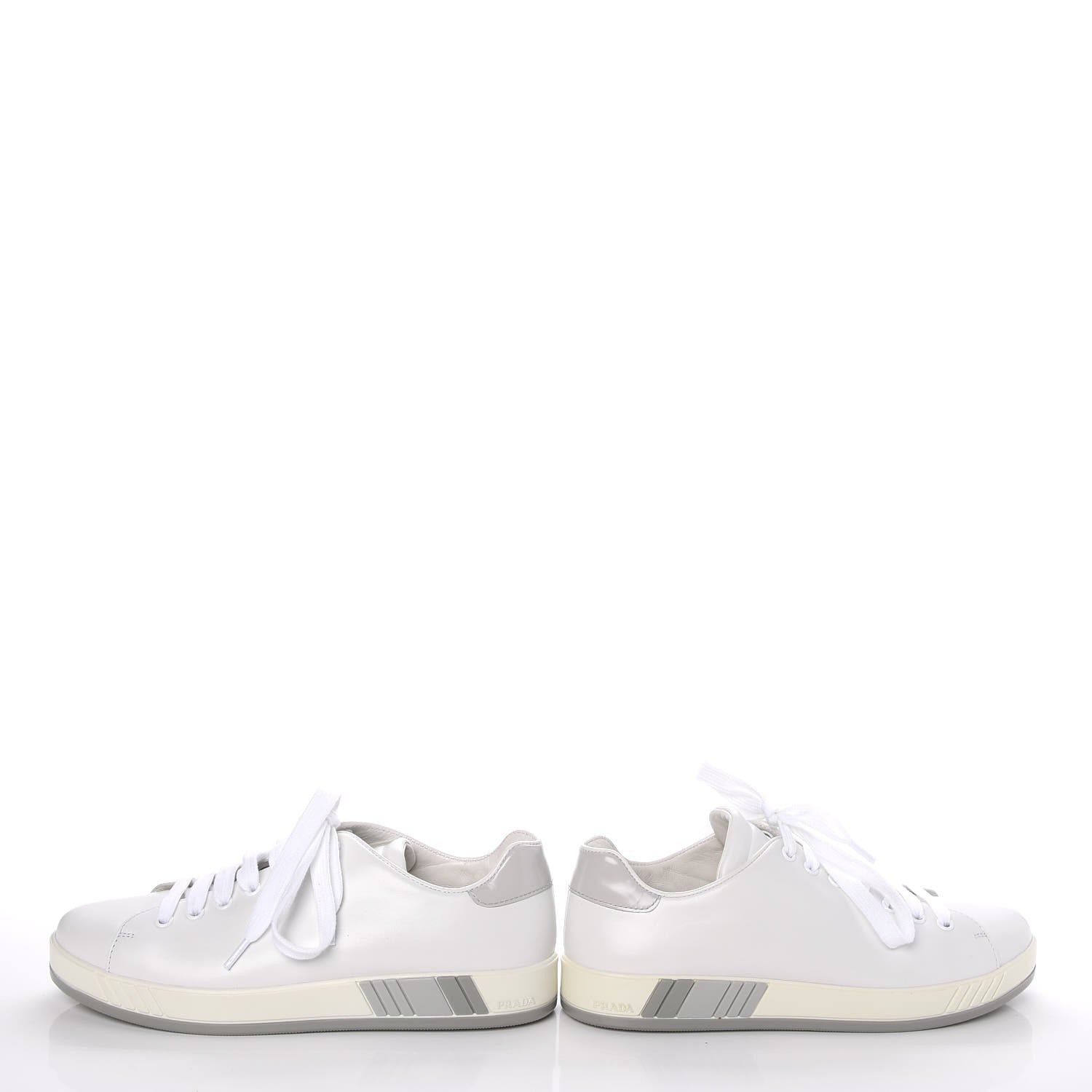 Prada Vitello Soft Low Top 30mm Sneakers 39 White 6 of 11
