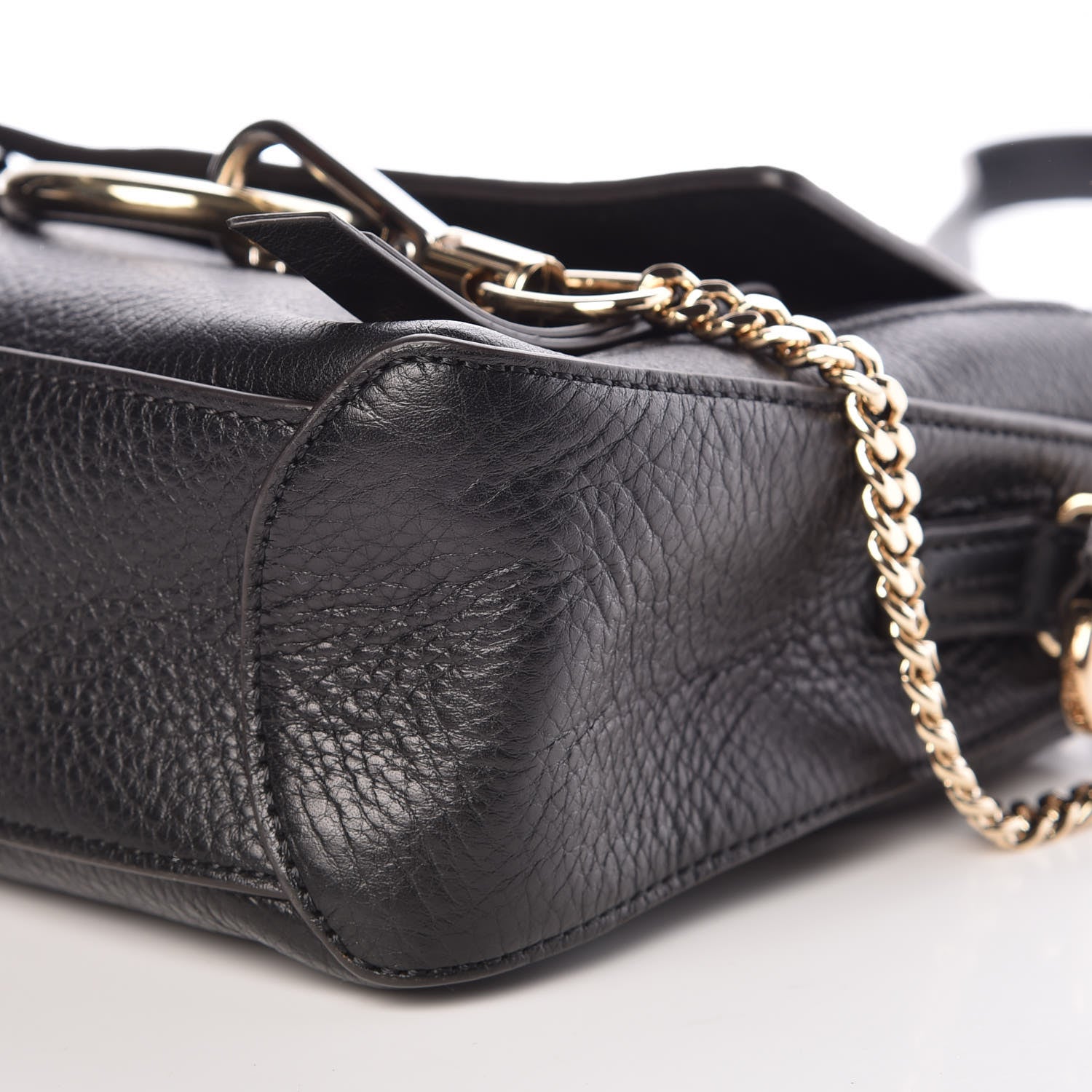 Chloe Calfskin Mini Faye Day Shoulder Bag Black 9 of 9
