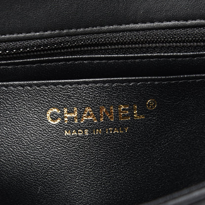 Chanel Lambskin Quilted Mini Rectangular Flap Black 5 of 11