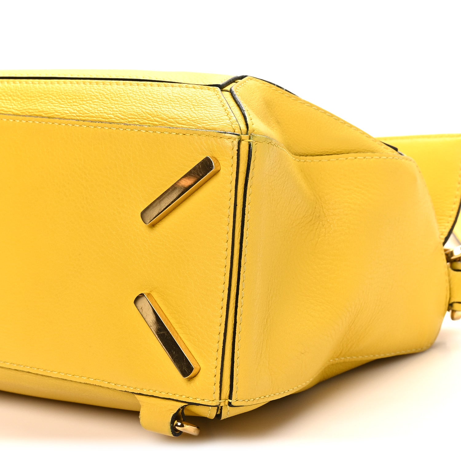 Loewe Calfskin Small Puzzle Bag Yellow 1887430 – FASHIONPHILE