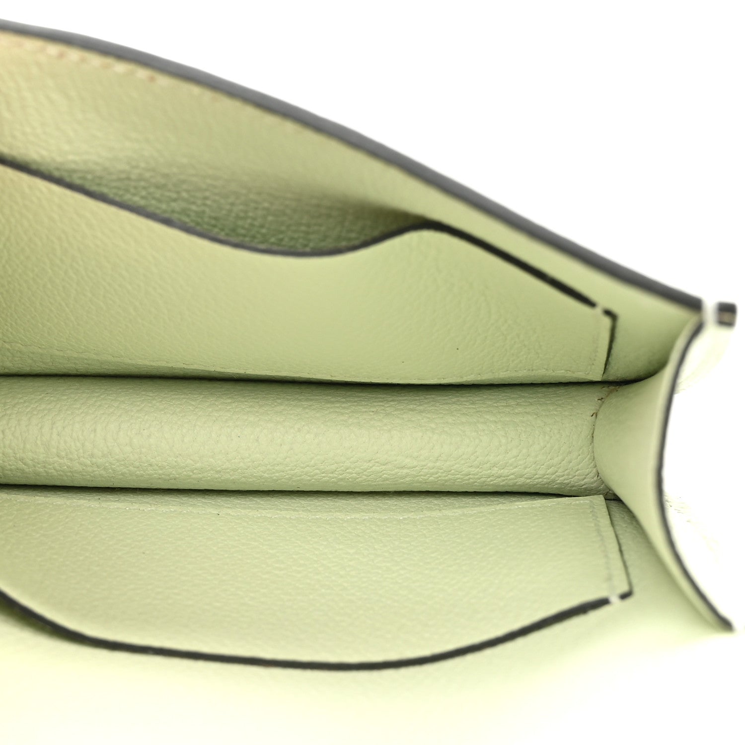 Hermes Evercolor Constance Slim Wallet Vert Fizz 6 of 10