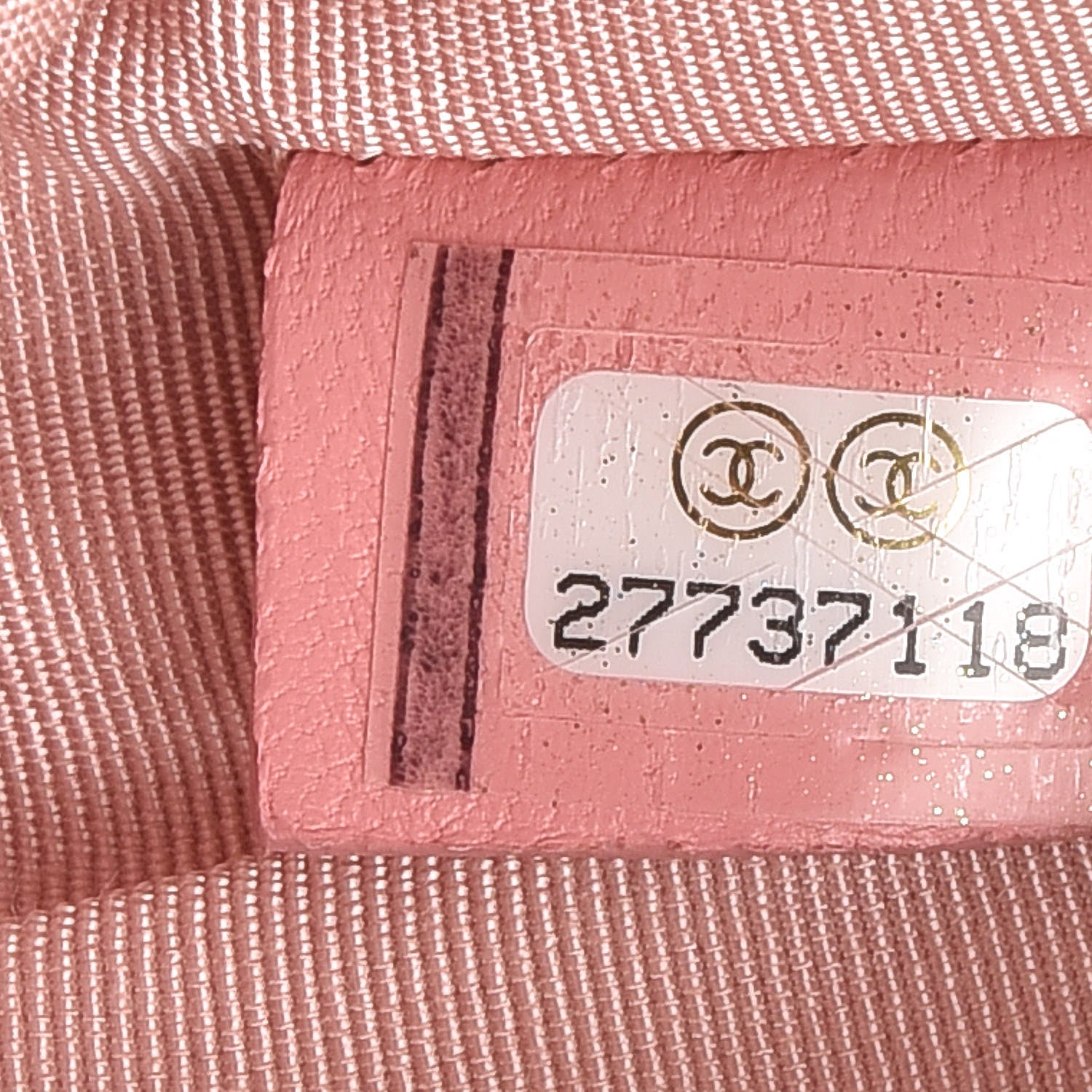 Chanel Lambskin Quilted Small Cosmetic Case Pink 7 of 12