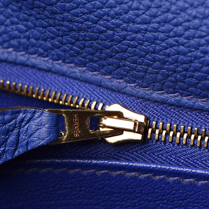 Hermes Togo Kelly Retourne 32 Bleu Electrique 10 of 33