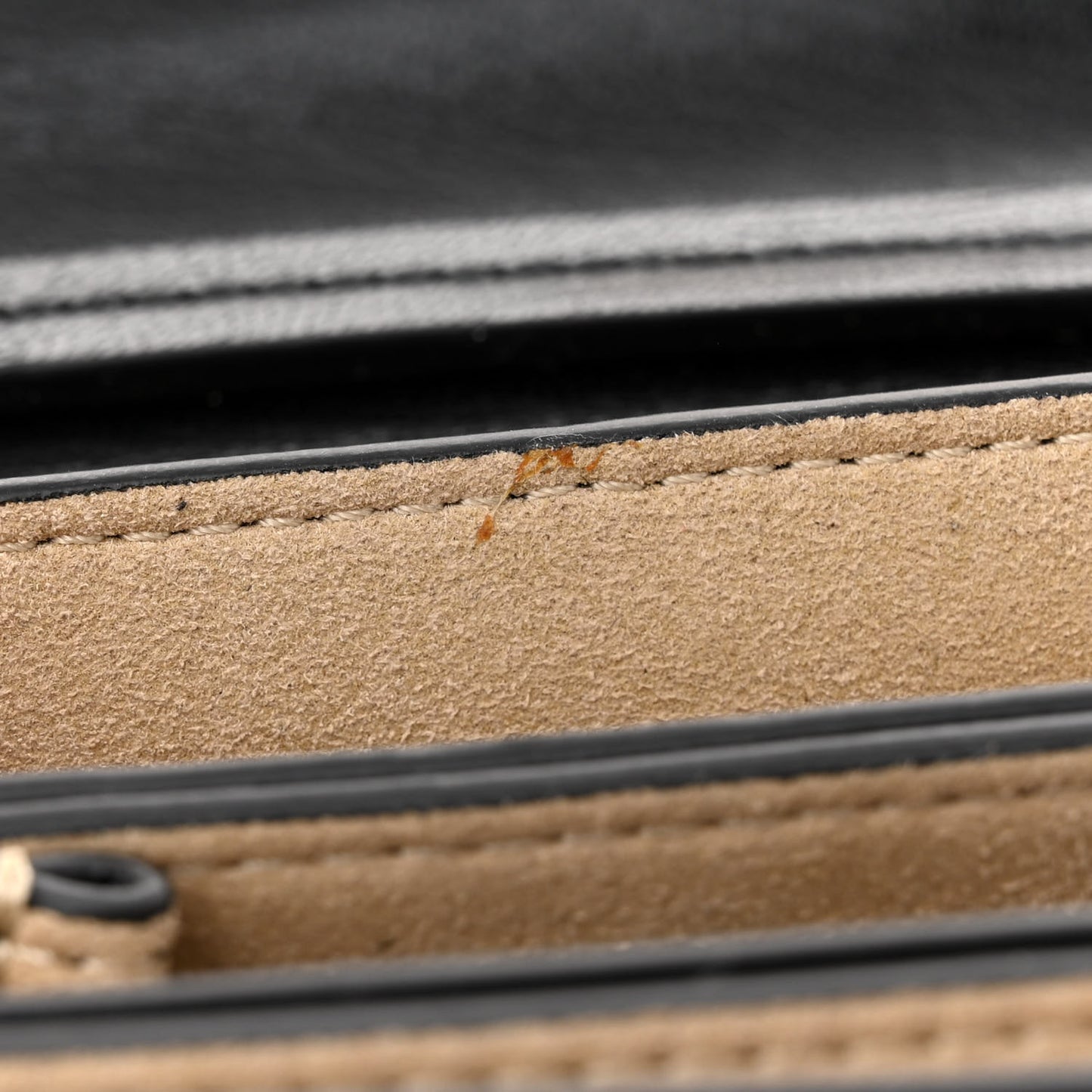 Goatskin Quilted Small GV3 Shoulder Bag Black